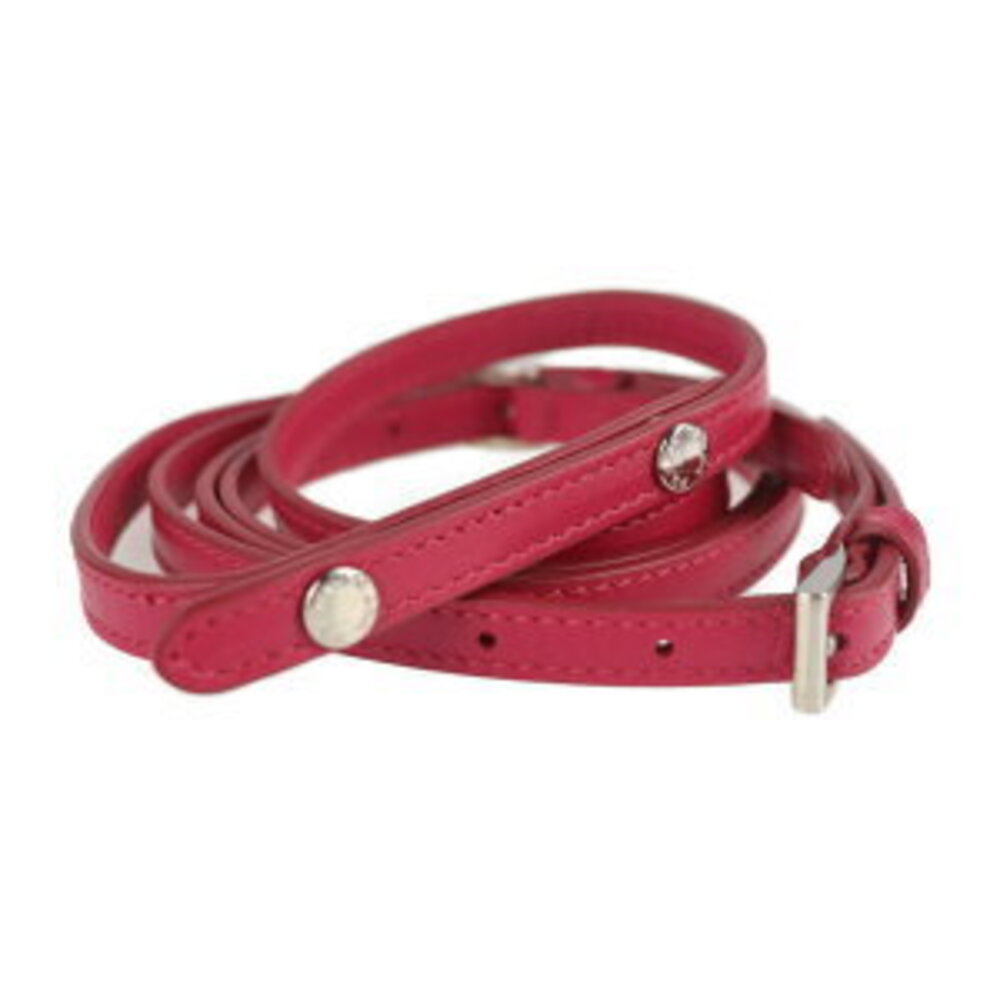 PRADA shoulder bag PEONIA of calf leather pink wallet pochette clutch - Picture 9 of 9